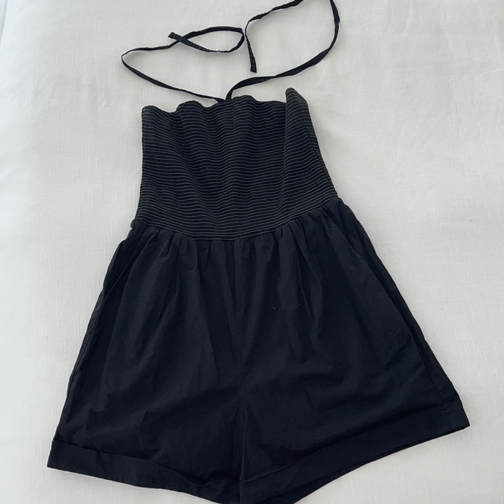 Nation LTD Blondie Romper- black medium